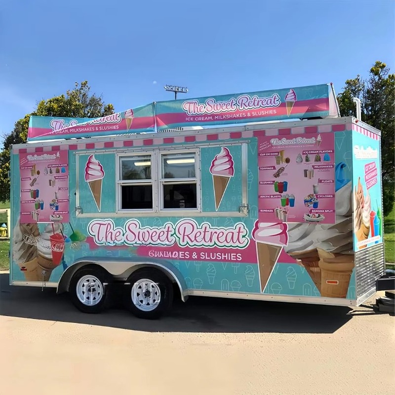 Commercial Kitchen Vendor - USA Approved Custom Food Trailer Commercial