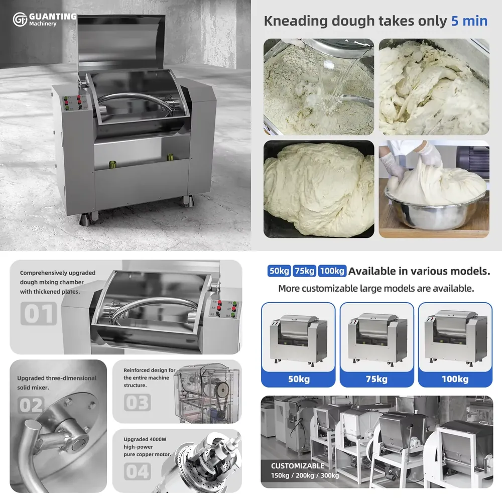 Commercial Kitchen Mixers Dough Mixer - Factory Wholesale High Efficiency Industrial Bread