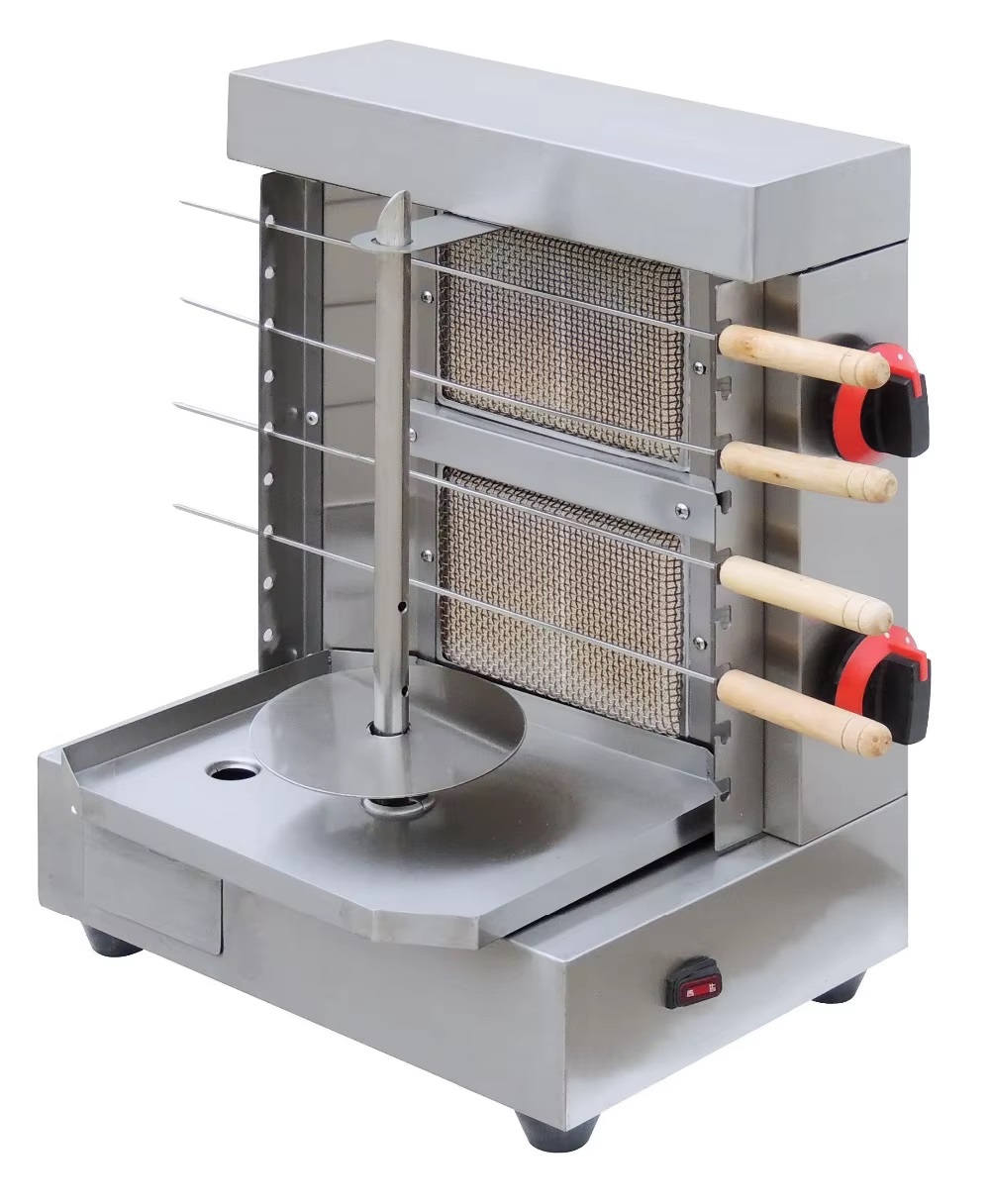 Kebab Shawarma Machine - Gas Bbq Shawarma Machine With Skewers,