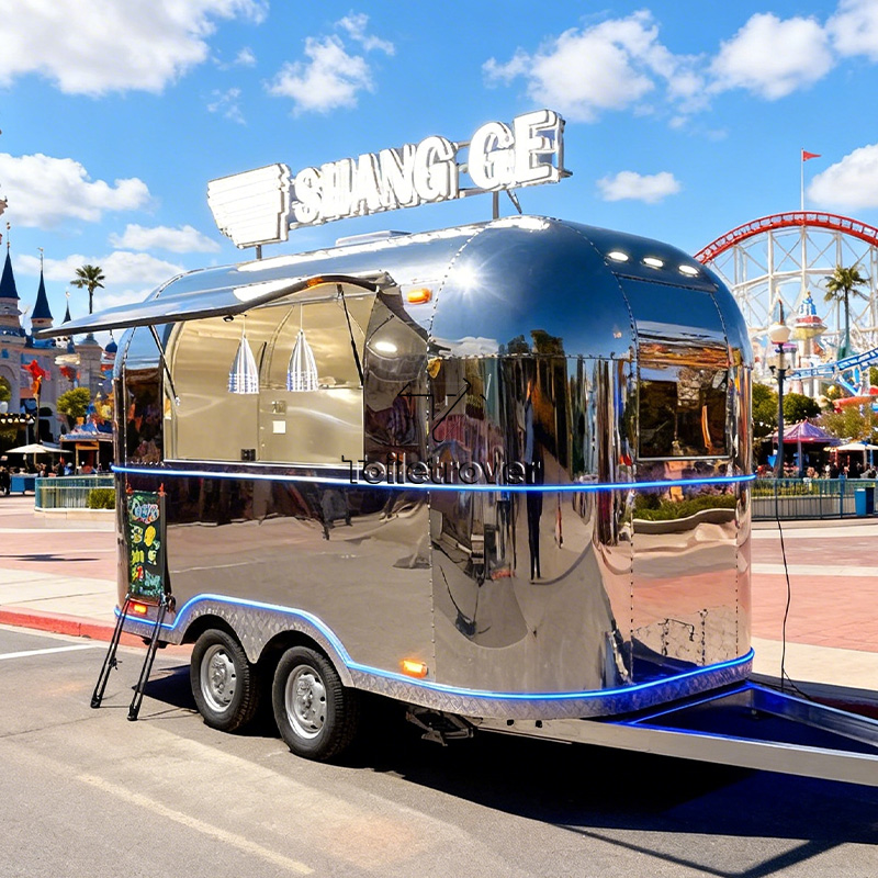 Commercial Kitchen Vendor - Commercial Fully Equipped Food Trailer Custom