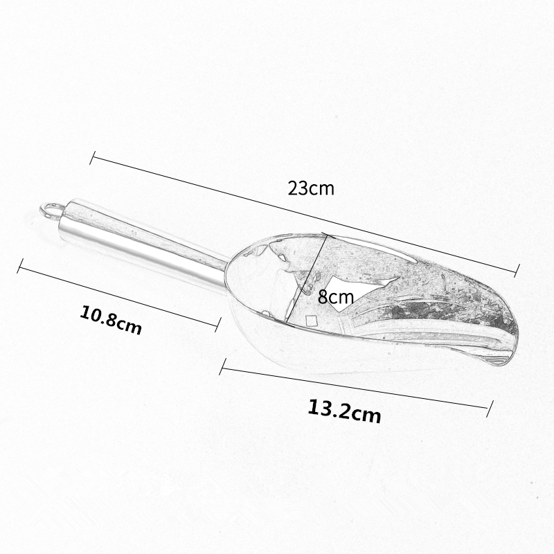 9 Inch Ice Scoop Kitchen Food  - огляд і ціна Commercial Kitchen And Bar