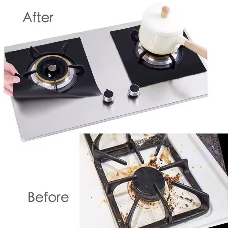 4/8Pcs Gas Stove Protector Coo - огляд і ціна Commercial Kitchen Hood Installation