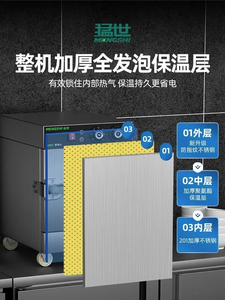 220V Stainless Steel Electric  - огляд і ціна Commercial Kitchen Cabinet