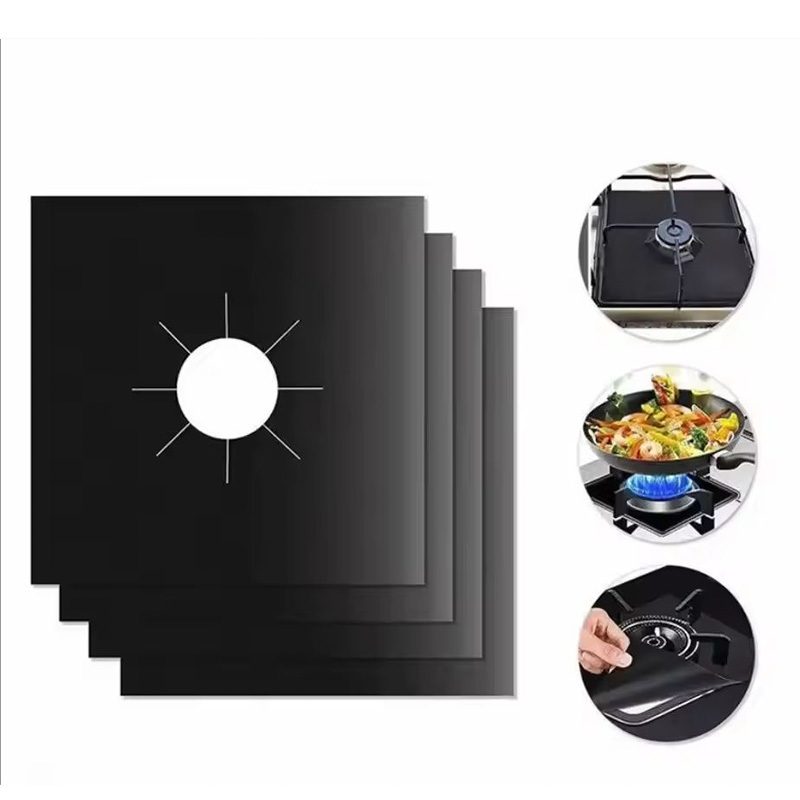 2/4/8Pcs Gas Stove Protector C - огляд і ціна Commercial Kitchen Hood Installation
