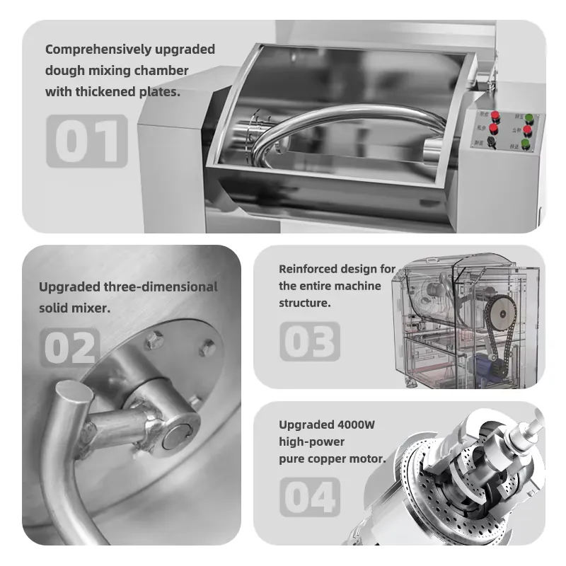 Factory Wholesale High Efficie - огляд і ціна Commercial Kitchen Mixers Dough Mixer