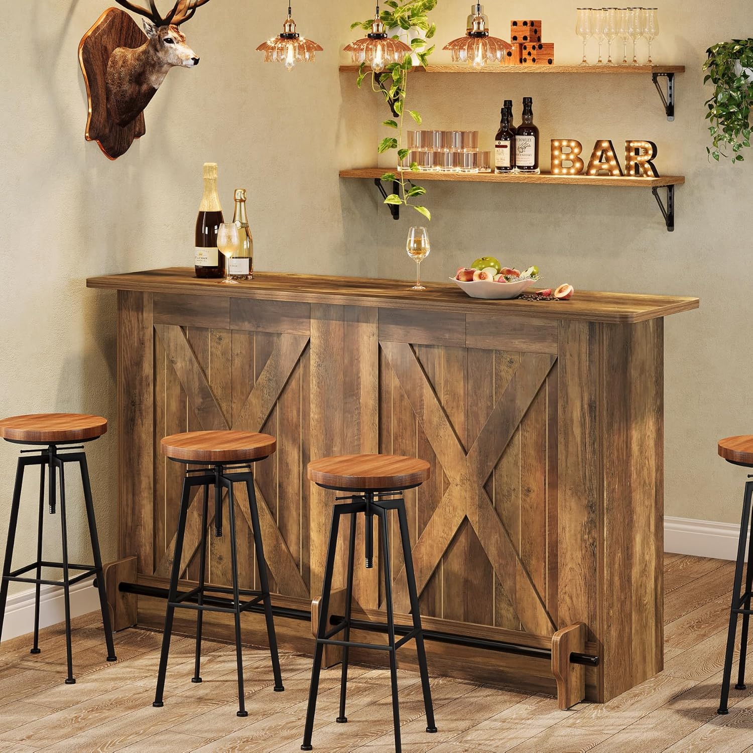 63'' Bar Table, 2-Tier Bar Cab - огляд і ціна Commercial Kitchen And Bar