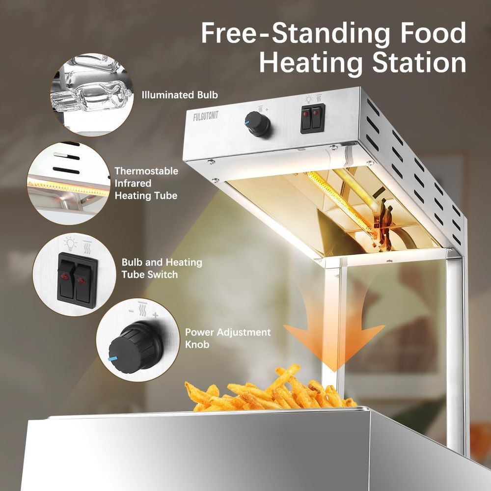 French Fry Warmer, Commercial  - огляд і ціна Commercial Kitchen Cabinet