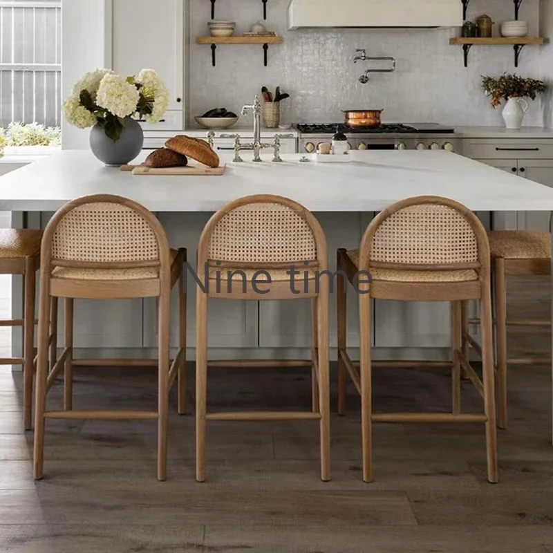 Solid Wood Rattan Kitchen Bar  - огляд і ціна Commercial Kitchen And Bar
