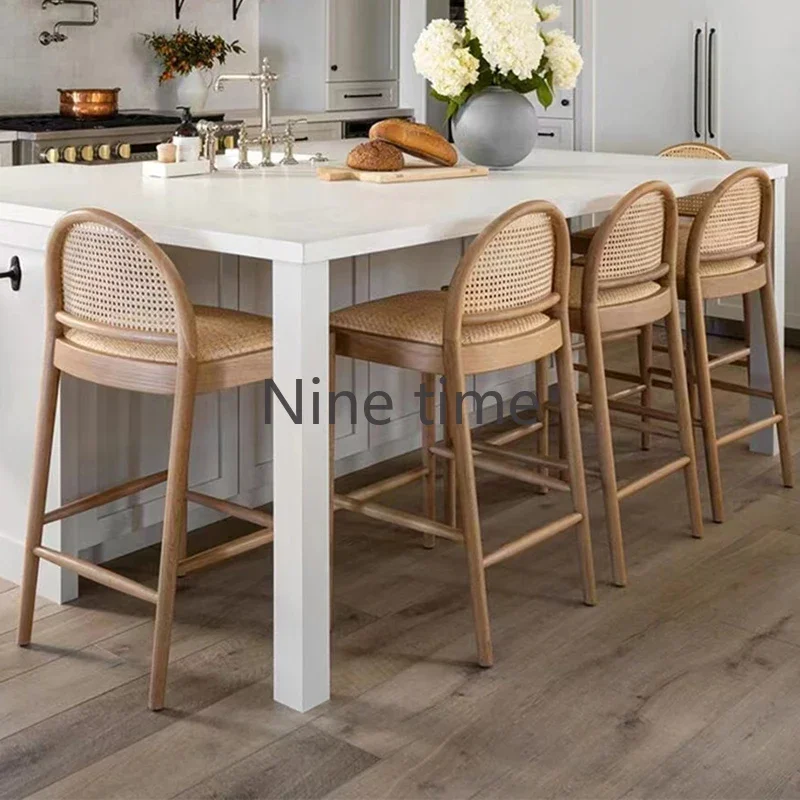 Solid Wood Rattan Kitchen Bar  - огляд і ціна Commercial Kitchen And Bar